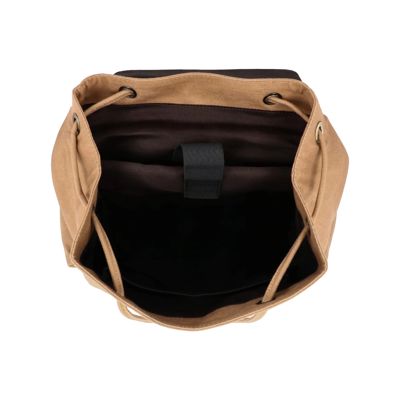 Heritage Canvas & Vegan Leather Backpack (Brown)